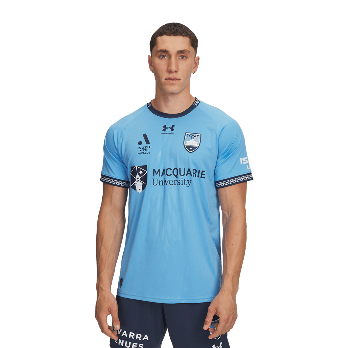 トモヤ　Sydney FC A-League ユニフォーム 青 Under Armour Mens Sydney FC 25/26 Home Replica Football Jersey